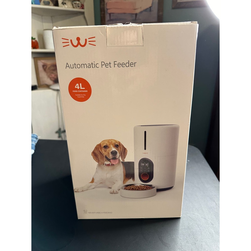 Tetsbo Automatic Cat Food Dispenser Freshness Preservation, Timed Cat Feeder NEW